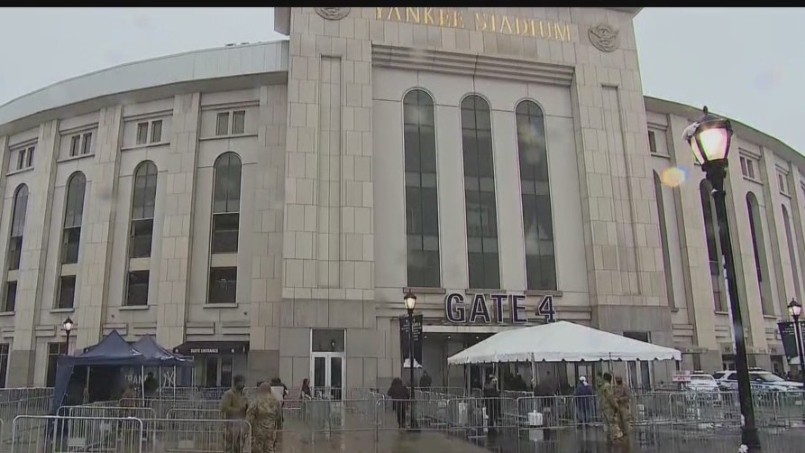 COVID vaccinations continue at Yankee Stadium
