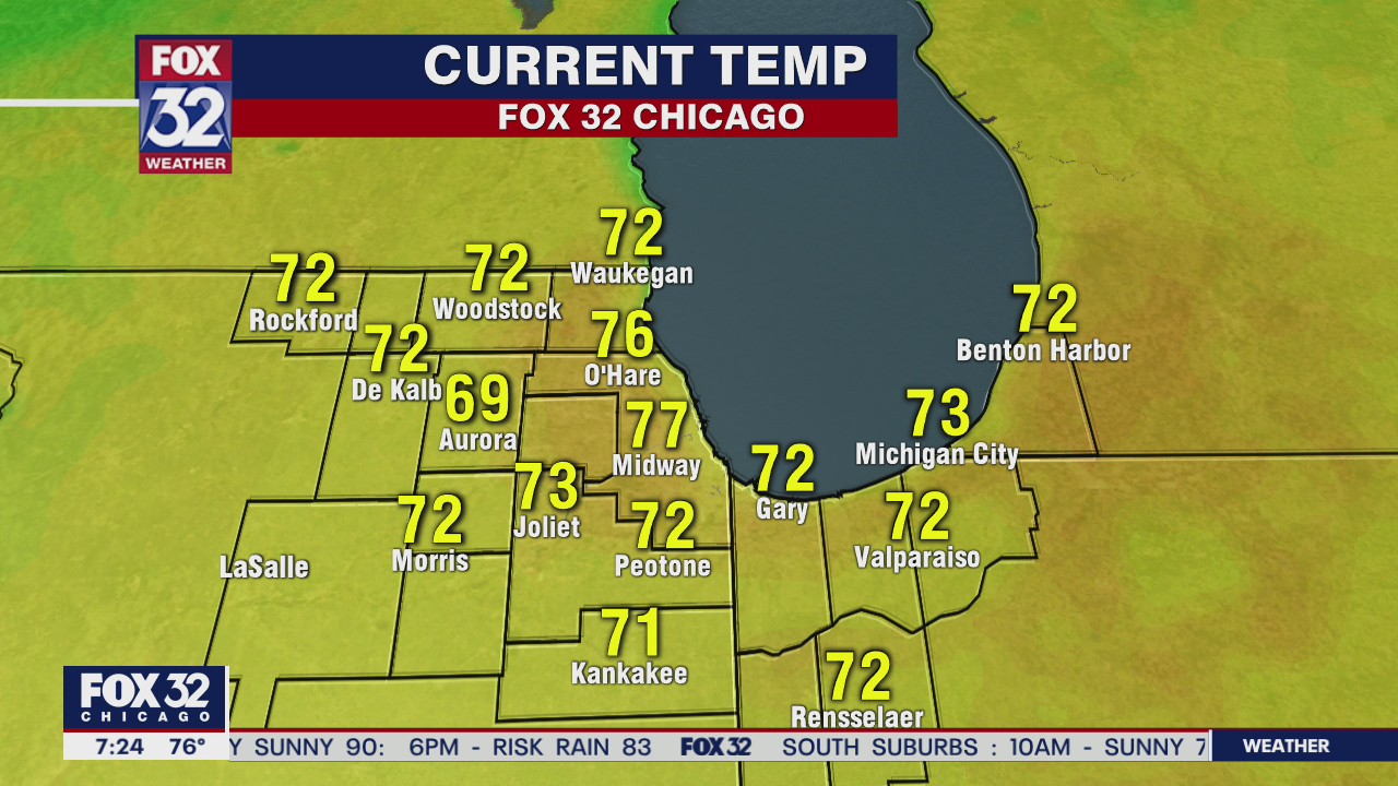 Saturday morning forecast for Chicagoland on June 20th