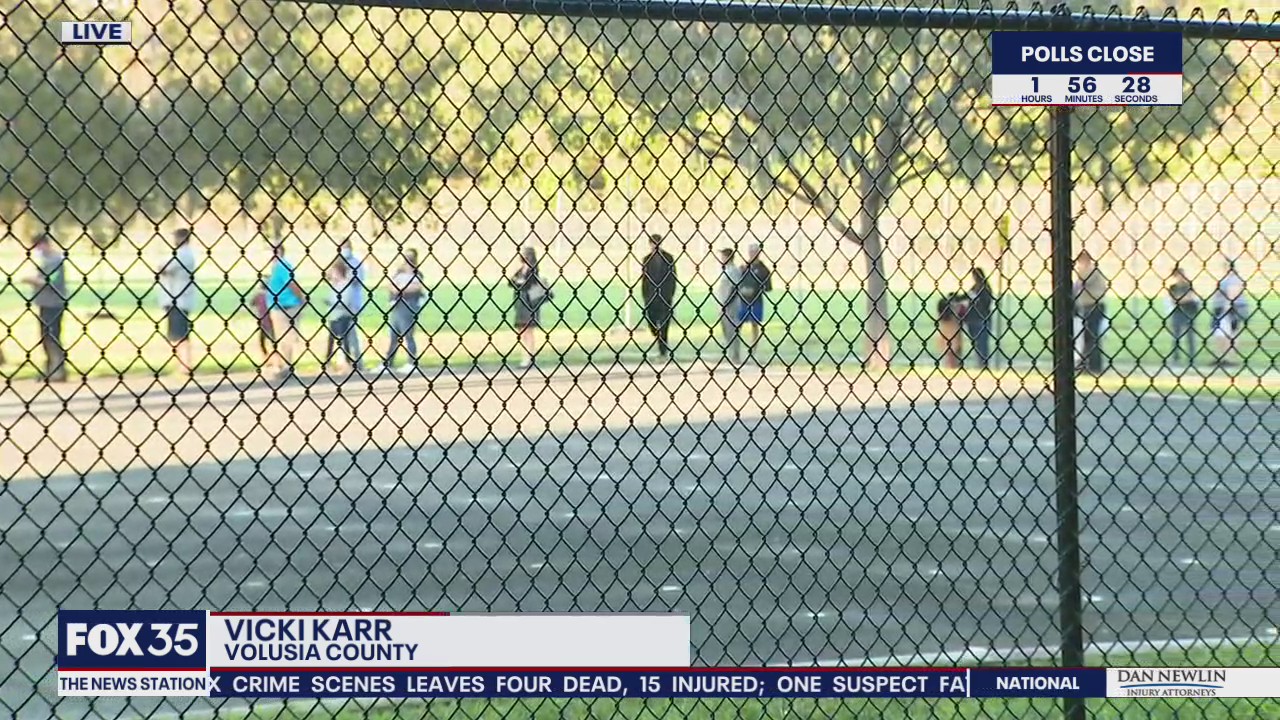 Long lines to vote in Volusia County