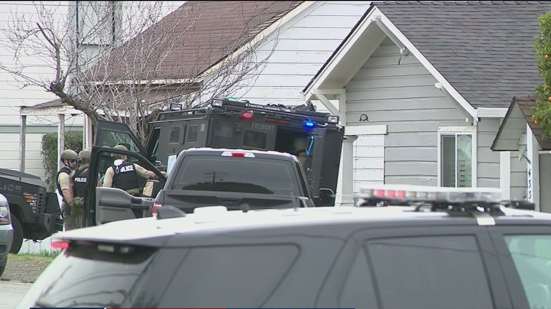 SWAT surrounds Fremont home following shooting