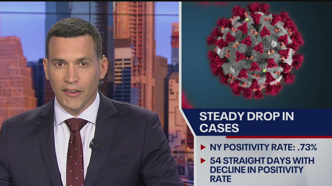 Steady drop in NY positivity rate