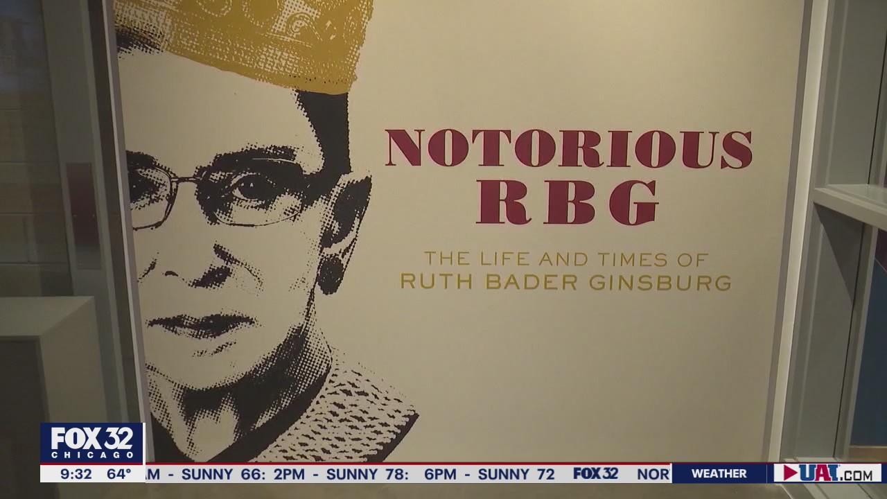 Ruth Bader Ginsburg exhibit pays tribute to her life and legacy
