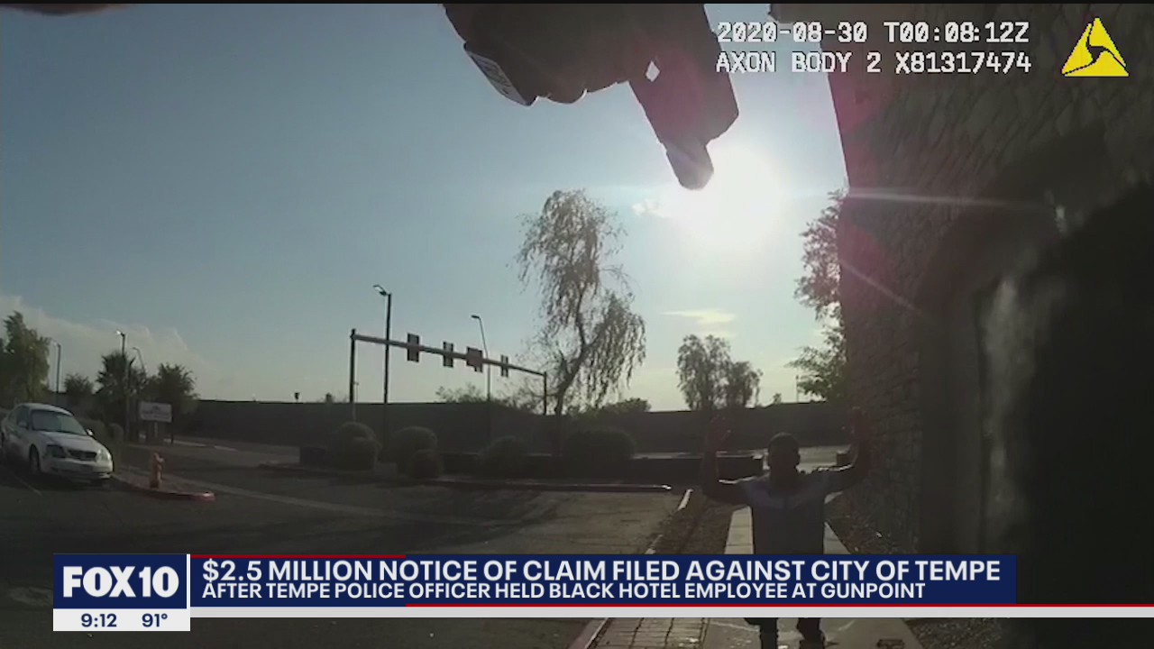 Black man held at gunpoint by Arizona officer seeks $2.5M