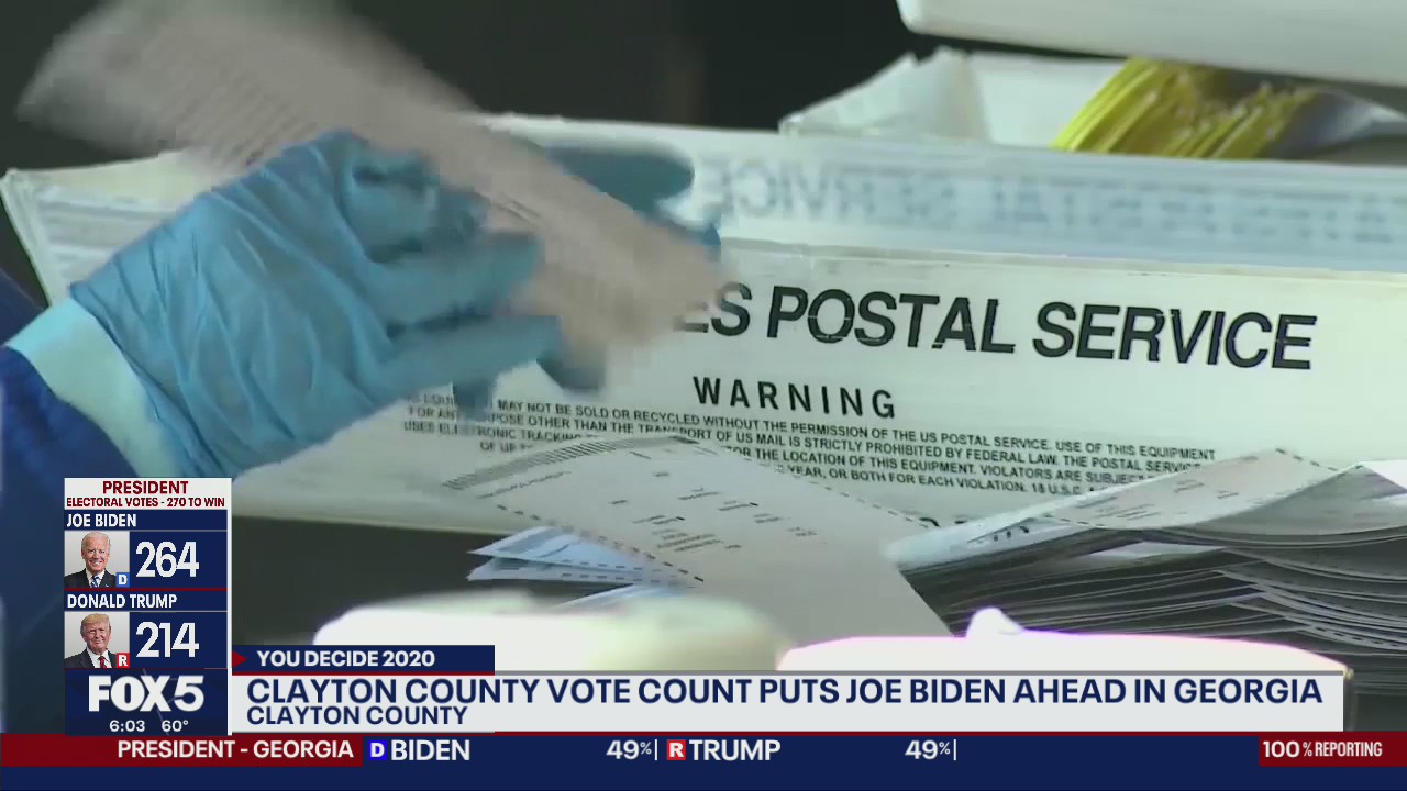 Joe Biden takes the lead in Georgia
