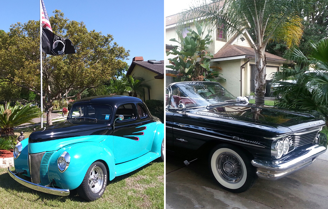 Great Rides: 1940 Ford Coupe and 1960 Pontiac Bonneville