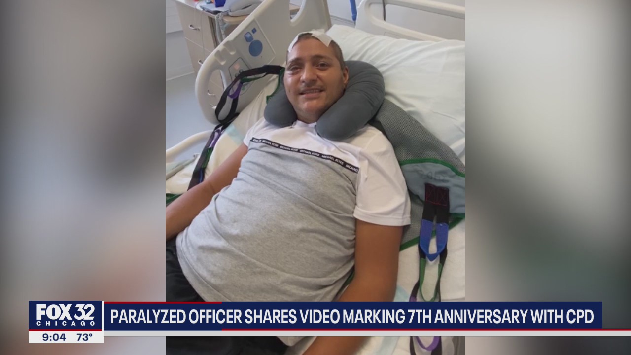 Paralyzed Chicago Police Officer Yanez marks 7th anniversary with CPD