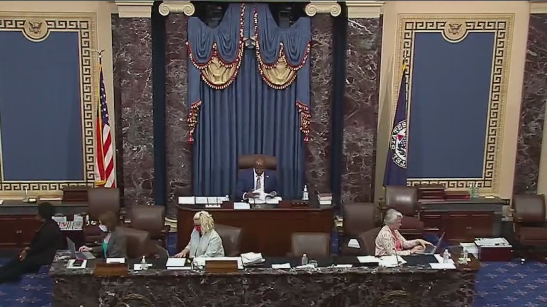 Congress members debate on the passage of voting reform bill