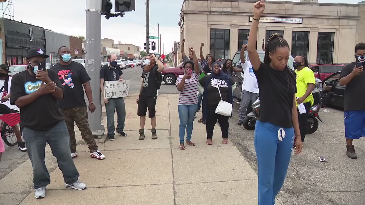 Protesters want full investigation of police shooting of armed suspect who fired first at officers