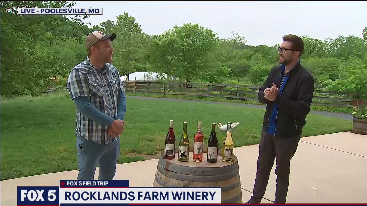 FOX 5 Field Trip to Rockland Farm Winery in Poolesville