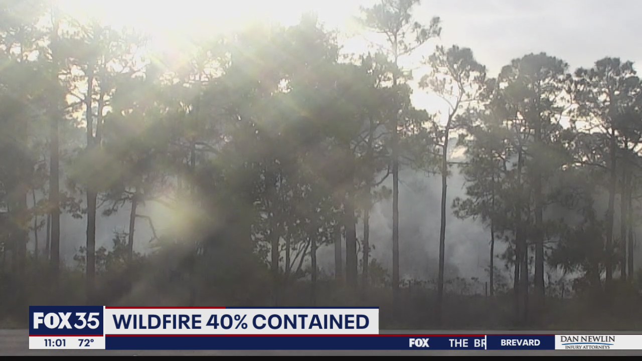1,600-plus acre 'Tree Frog' brush fire 40% contained