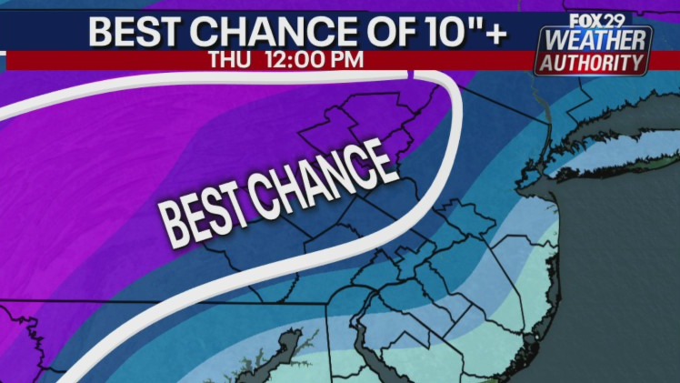 Nor'easter to pack snowy punch for most of the area Wednesday