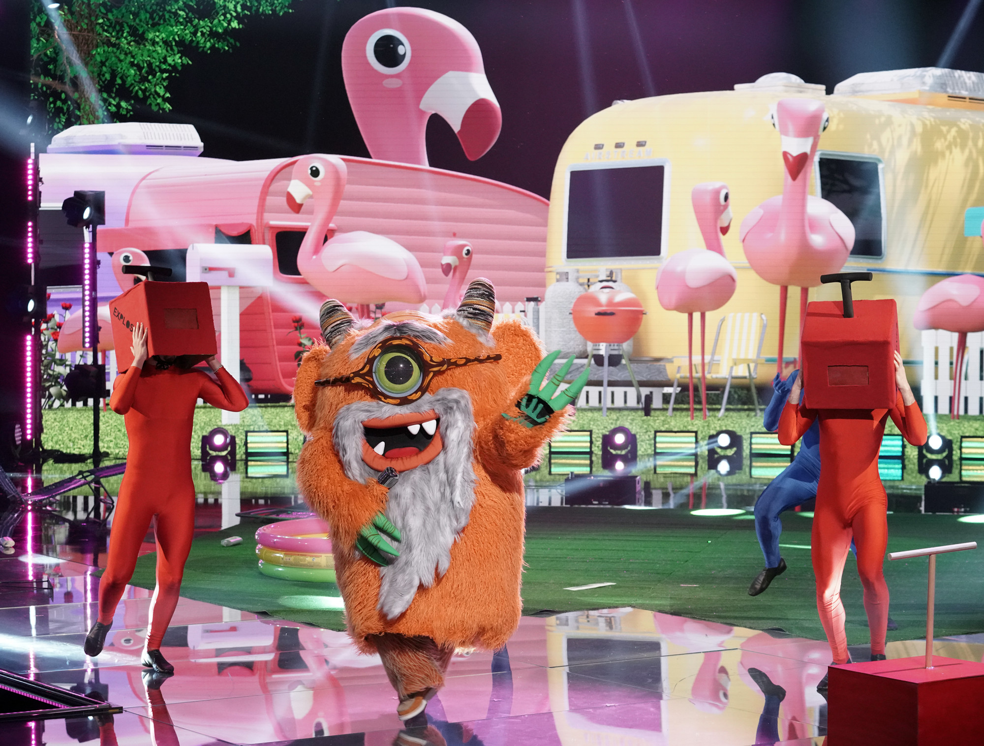 Grandpa Monster was revealed on The Masked Singer