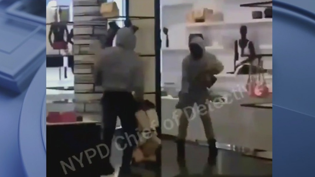 Group of robbers target high end store