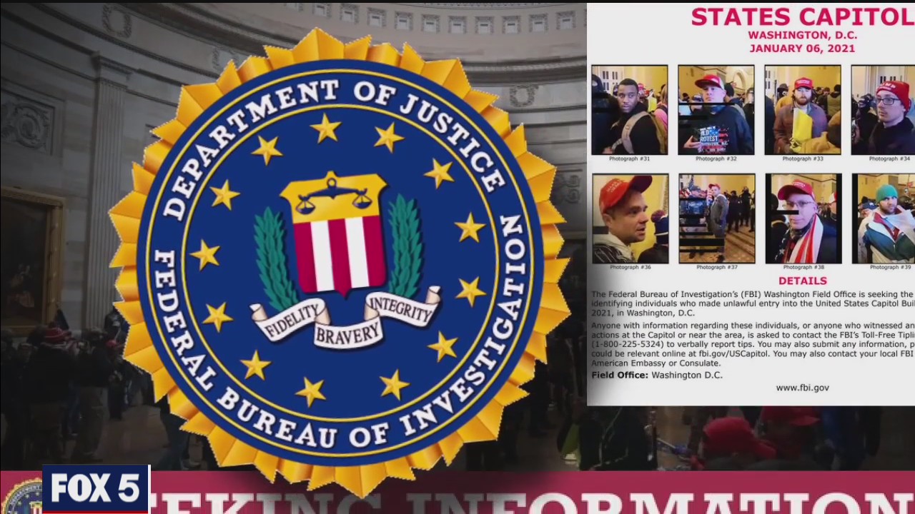 FBI receives 50,000 tips connected to Capitol riots; charges, including sedition, on the table