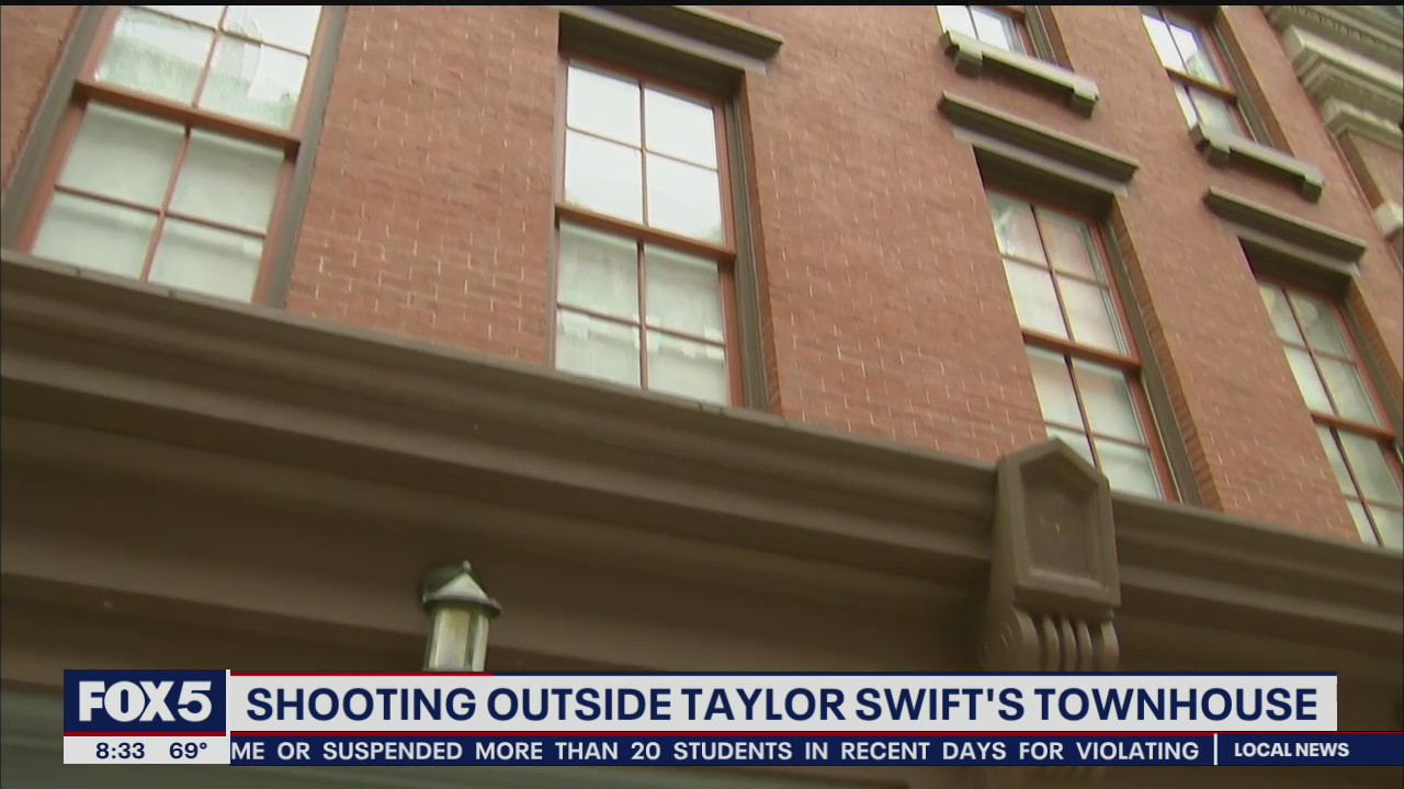 Bullets fly outside Taylor Swift townhouse