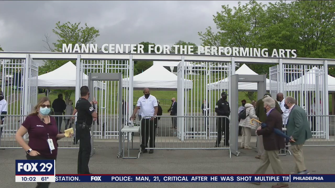 Live music returns as The Mann Center reopens to thrilled patrons