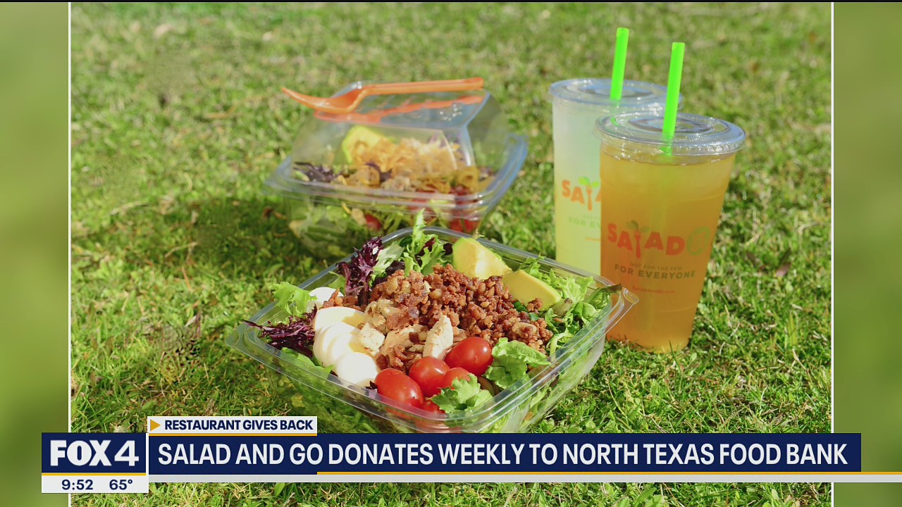 Salad and Go donates healthy meals to North Texas Food Bank