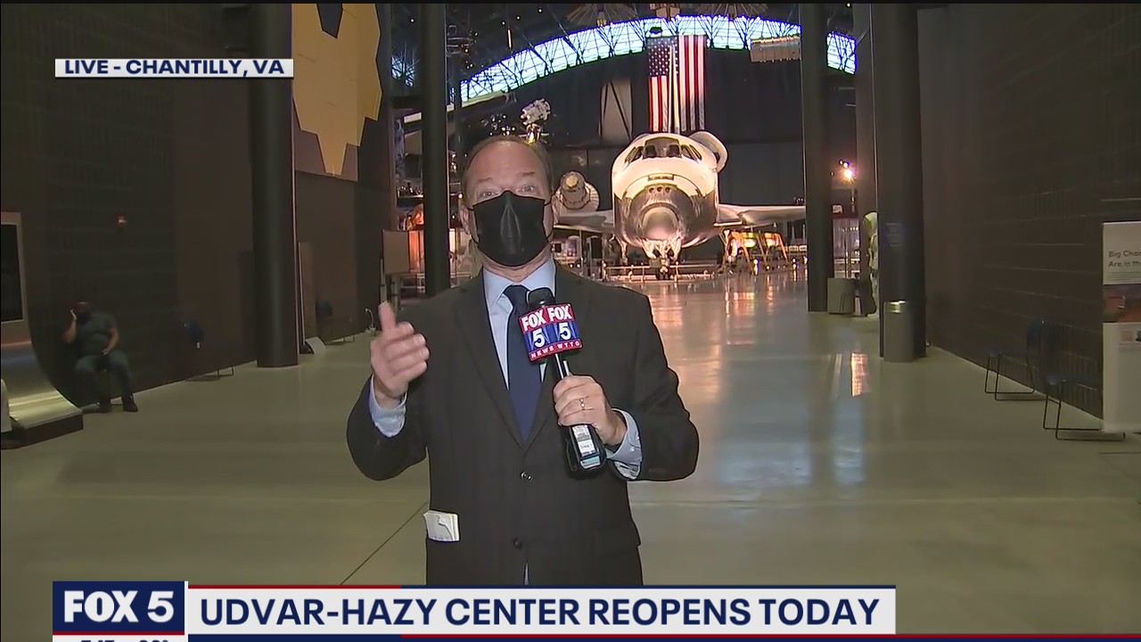 Udvar-Hazy Center reopens to visitors as nation celebrates 60 years in space