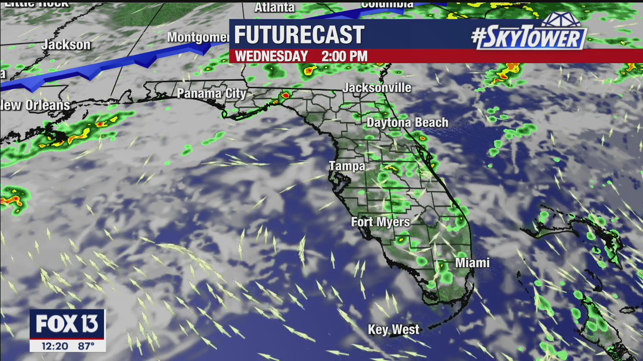 Wednesday afternoon forecast
