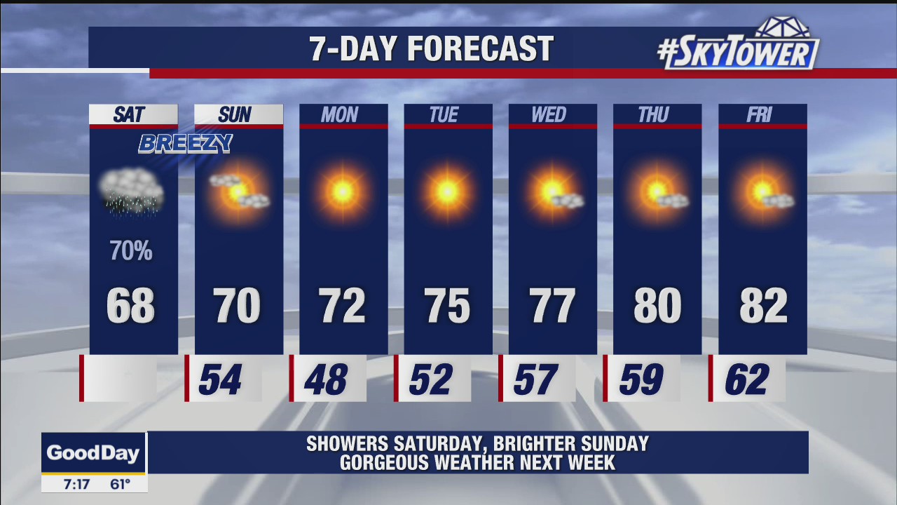 Saturday morning forecast