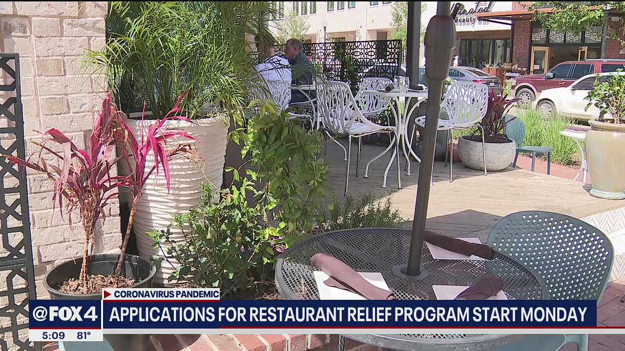 North Texas restaurant owners can start applying Restaurant Revitalization Fund Monday