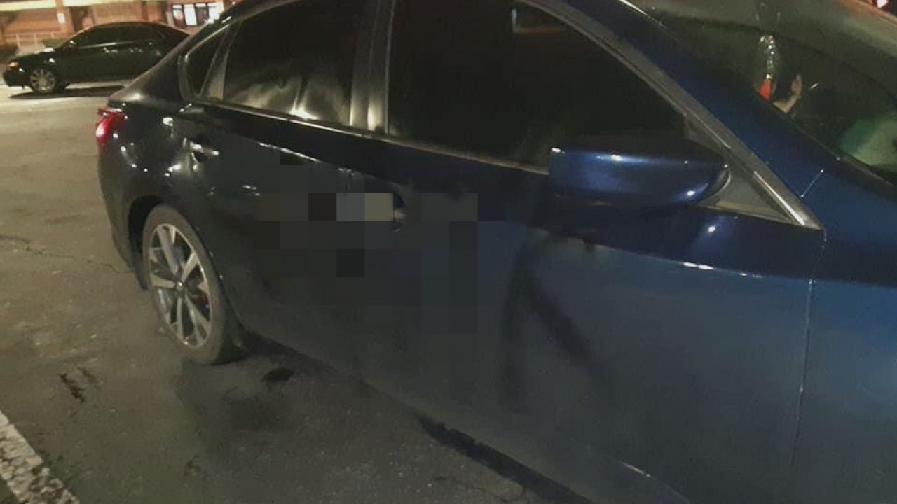 Racial slur spray-painted on car