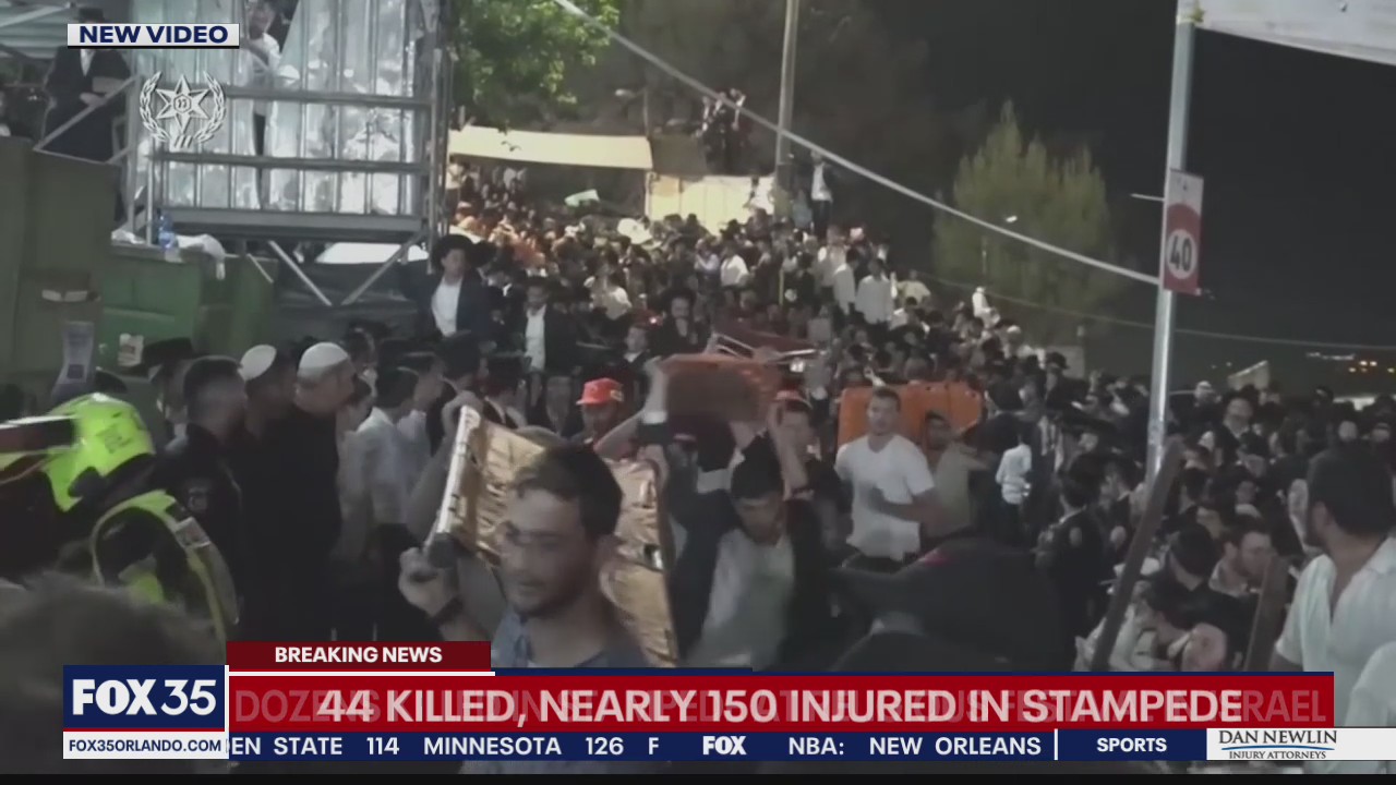 Dozens killed in stampede at religious festival in Israel