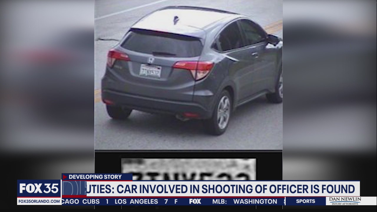 Deputies: Car involved in shooting of Daytona Beach officer found in Alachua County