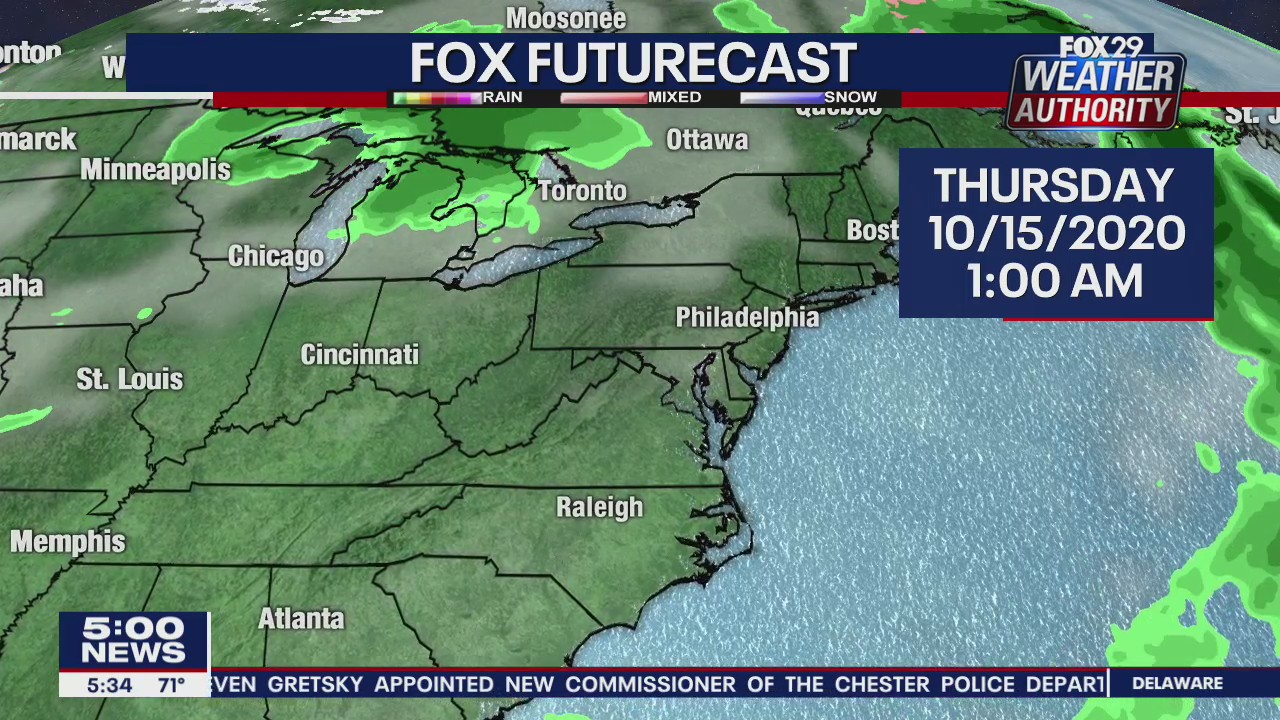 FOX 29 Weather Authority 7-day forecast