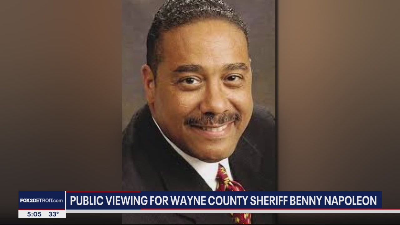 Public viewing for Wayne County Sheriff, Benny Napoleon