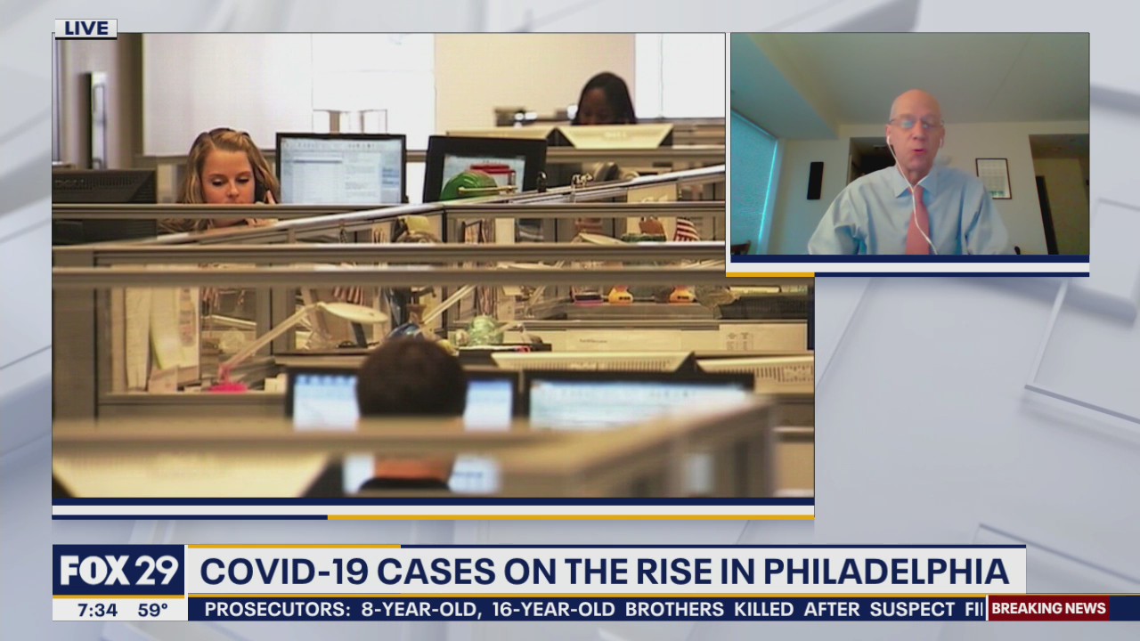 Coronavirus cases on the rise in Philadelphia
