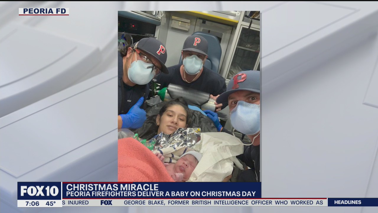 Peoria firefighters help deliver Christmas Day baby