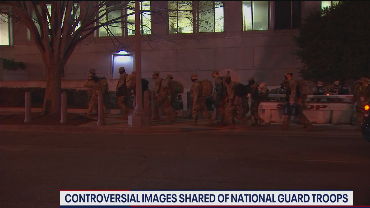 Thousands of National Guard troops in DC return to Capitol after relocated to parking garage
