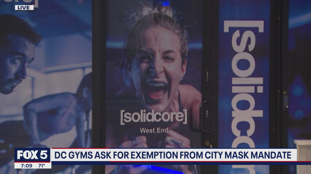 DC gyms asking to be exempt from mask mandate if they require customers be vaccinated