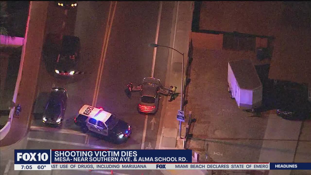 Man dies following shooting in Mesa