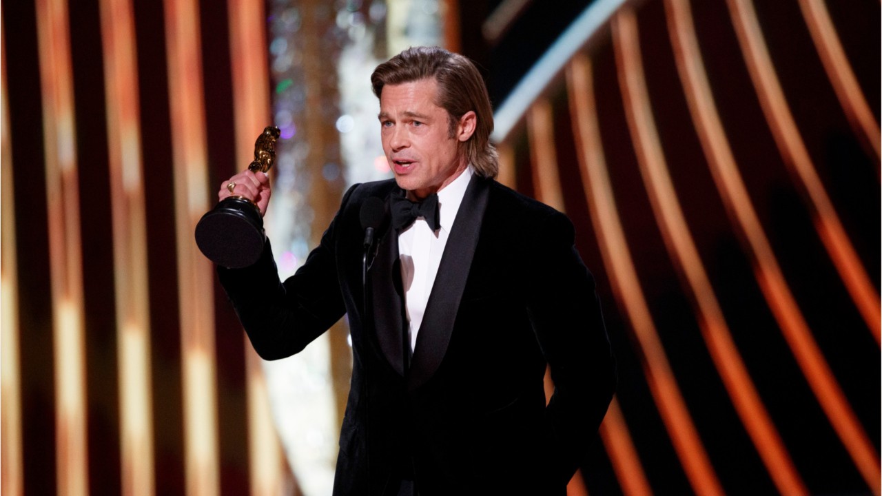 Brad Pitt jabs GOP in Oscars acceptance speech