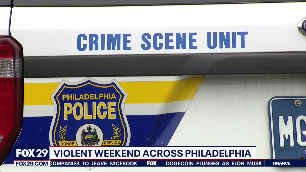 3 dead, several hurt as gun violence continues to plague Philadelphia on Mother's Day