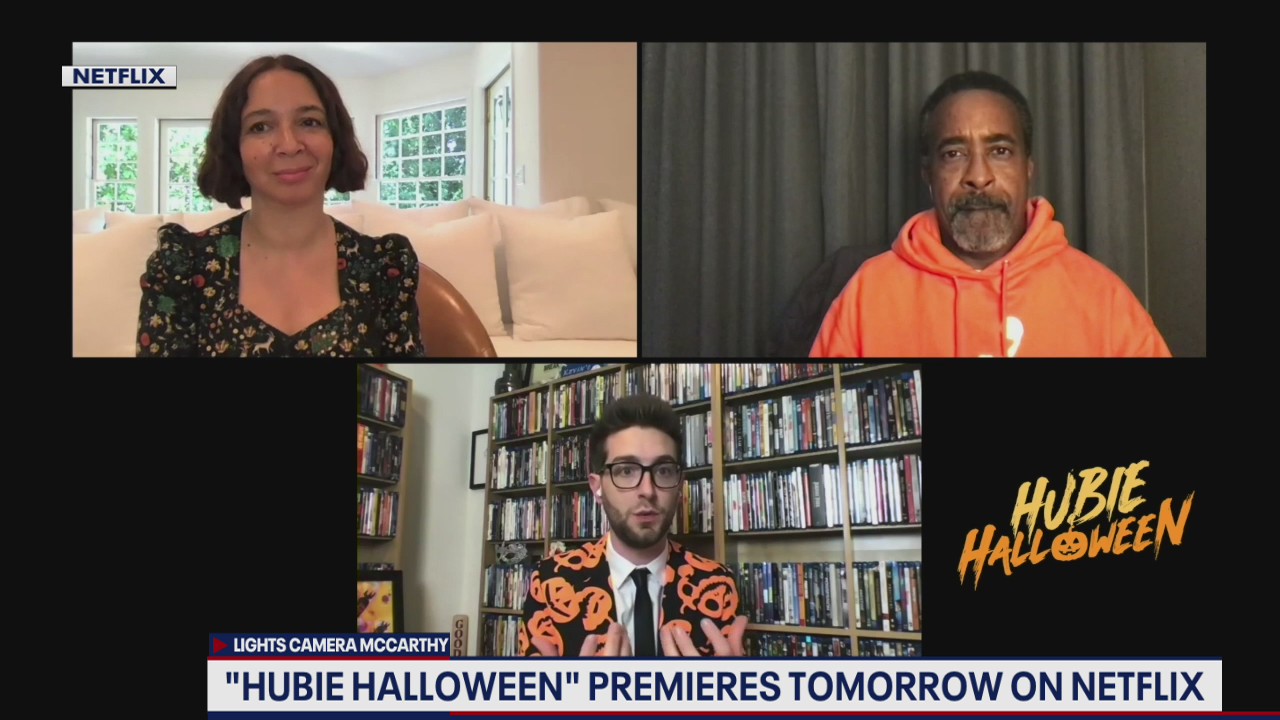 Kevin chats with Maya Rudolph, Tim Meadows for Hubie Halloween