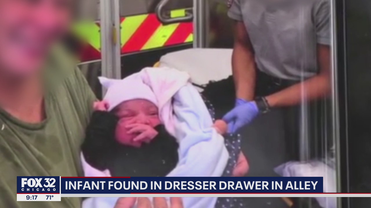 Infant found in dresser drawer in Montclare alley