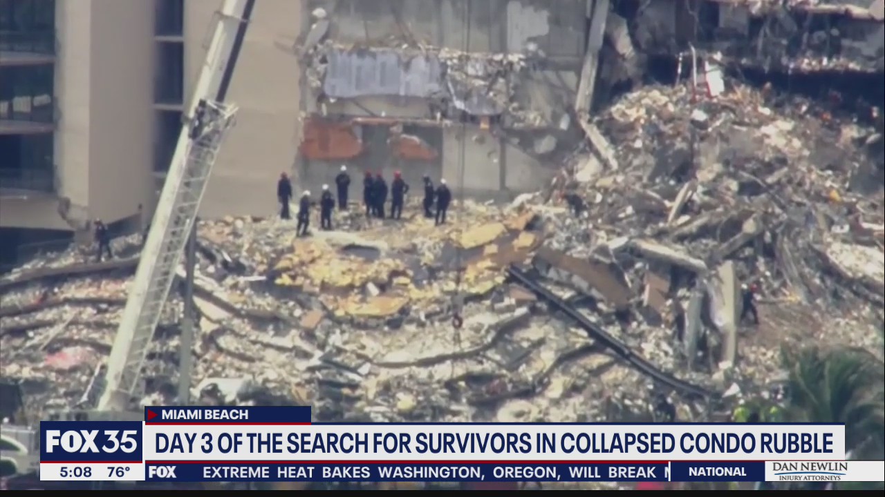 Report showed 'major' damage before Florida condo collapse
