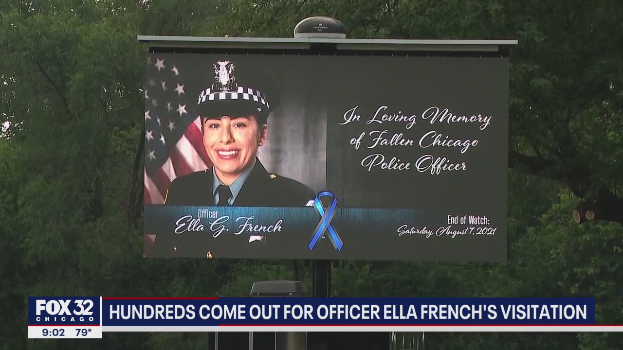 Officers, mourners turn out by the hundreds to honor Officer Ella French
