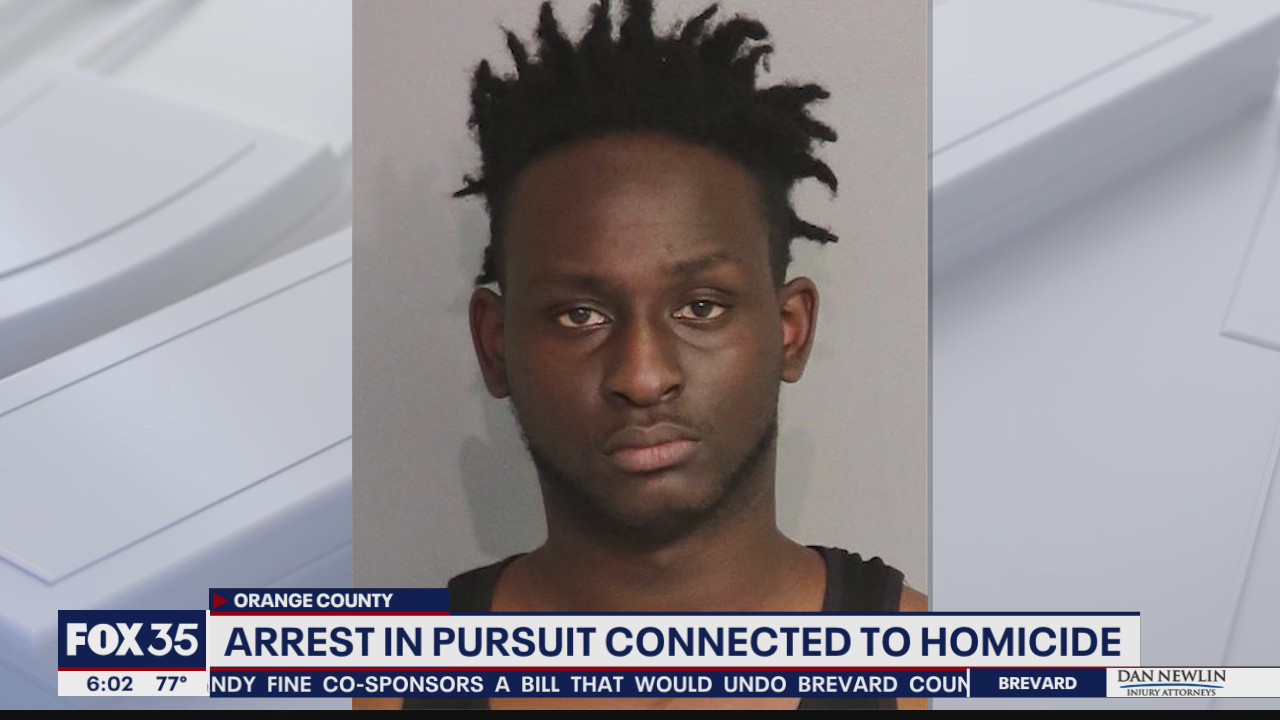 Arrest made in pursuit connected to homicide investigation