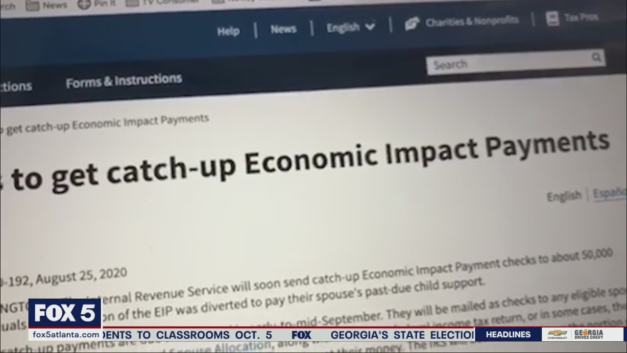 Who is getting a catch up stimulus check