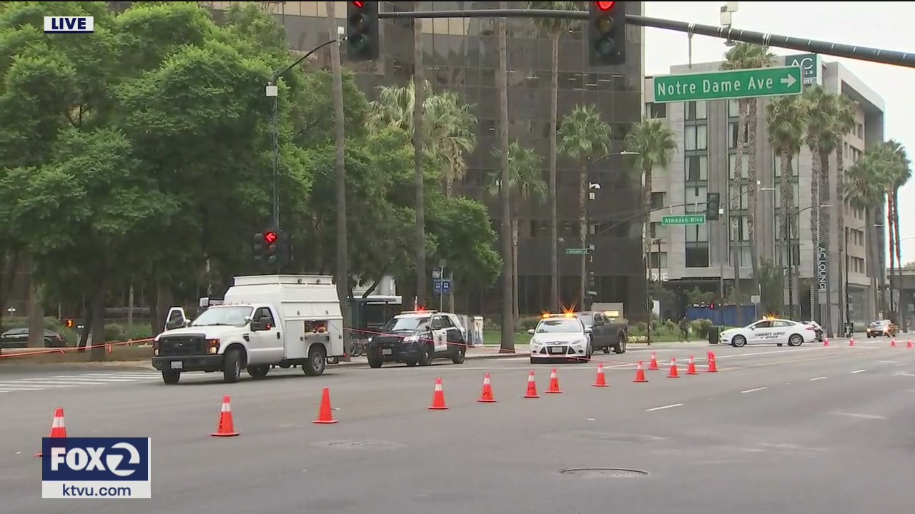 SJPD at scene of fatal pedestrian crash