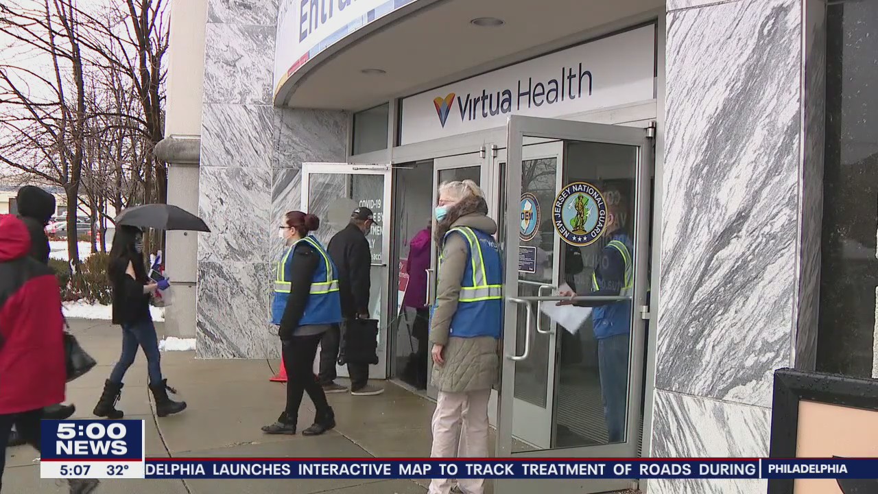 Moorestown Mall COVID-19 vaccine megasite reopen following winter storm