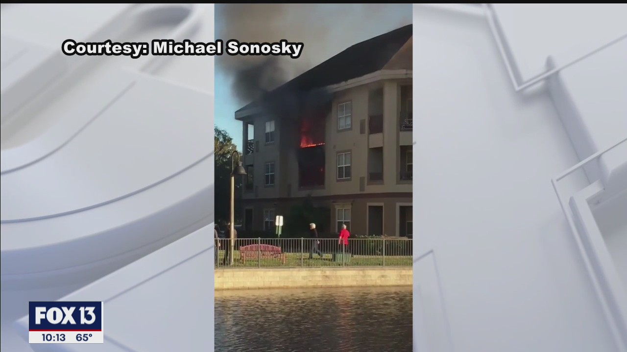 Grill may have caused apartment fire