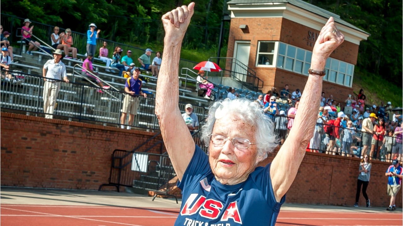 103-year-old runner becomes oldest woman to compete on American track