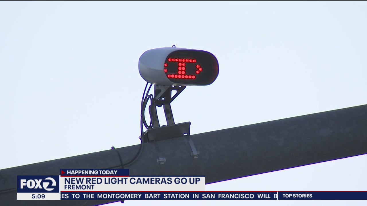 New red light cameras go up in Fremont