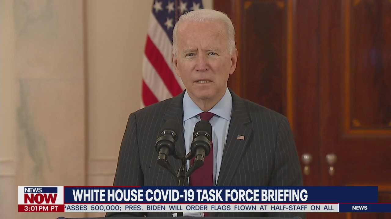 President Biden addresses Americans after US reaches more than 500,000 deaths from COVID-19