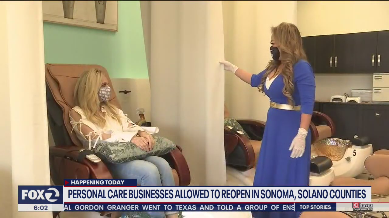 Nails salons, tattoo parlors in Sonoma and Solano counties can reopen